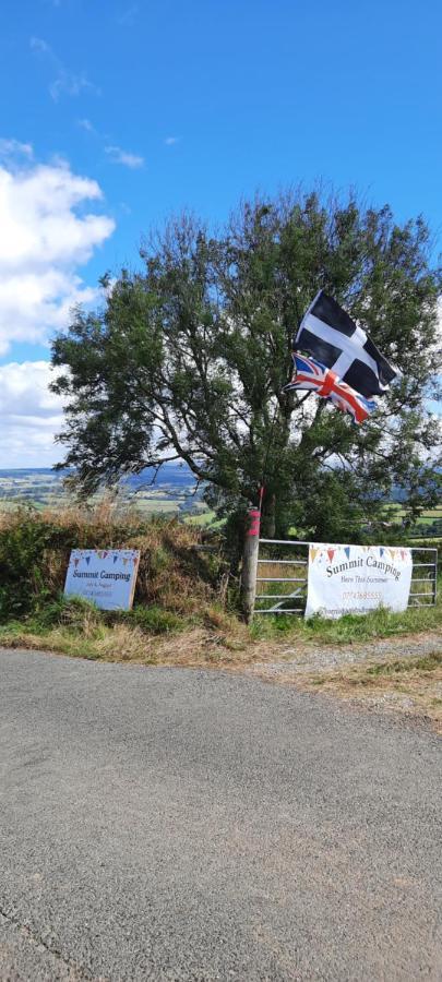 Summit Camping Kit Hill Cornwall Panoramic Views Grass Pitch From 15Pn Or Bella Bell Tent 75Pn Callington Exterior foto